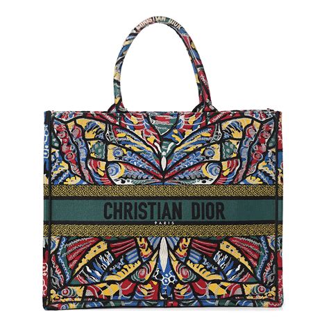 christian dior small book tote|Christian Dior canvas book tote.